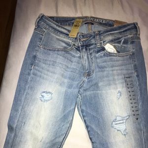 American eagle ripped jeans stretch